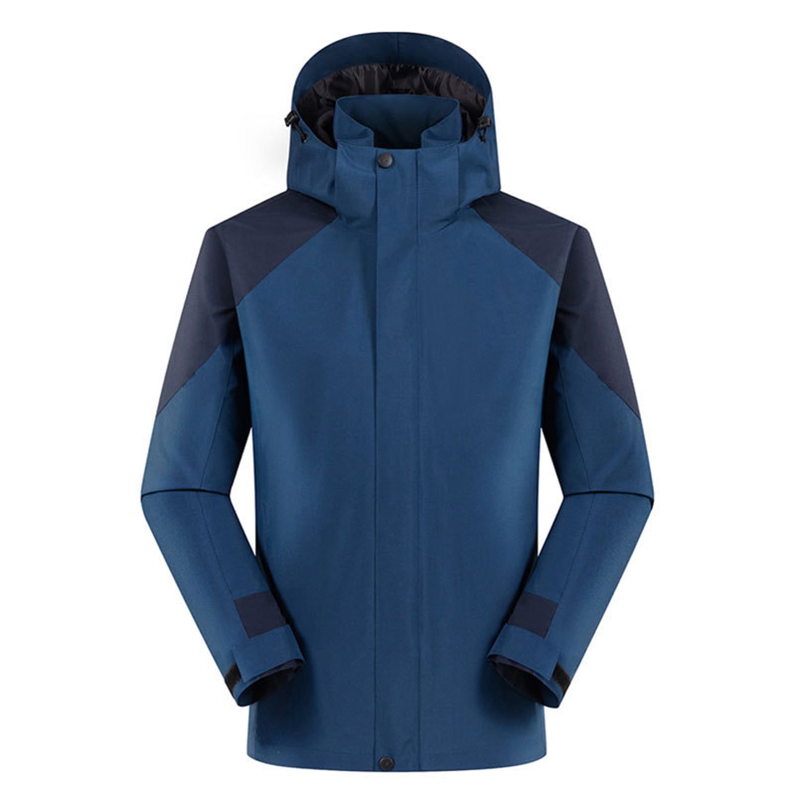 CHUOU Outdoor Hiking Men's And Women's Color Matching Casual Hooded