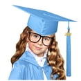 thumbnail image 1 of CHUOU Shiny Kindergarten And Preschool Graduation Caps For Kids And High School College For Adults With Tassel,M, 1 of 3