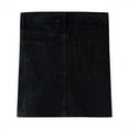 thumbnail image 1 of CHUOU Skorts Skirts for Women Denim Mini Skirt Side Slit with High Waisted Jean Shorts Stretchy, 1 of 5