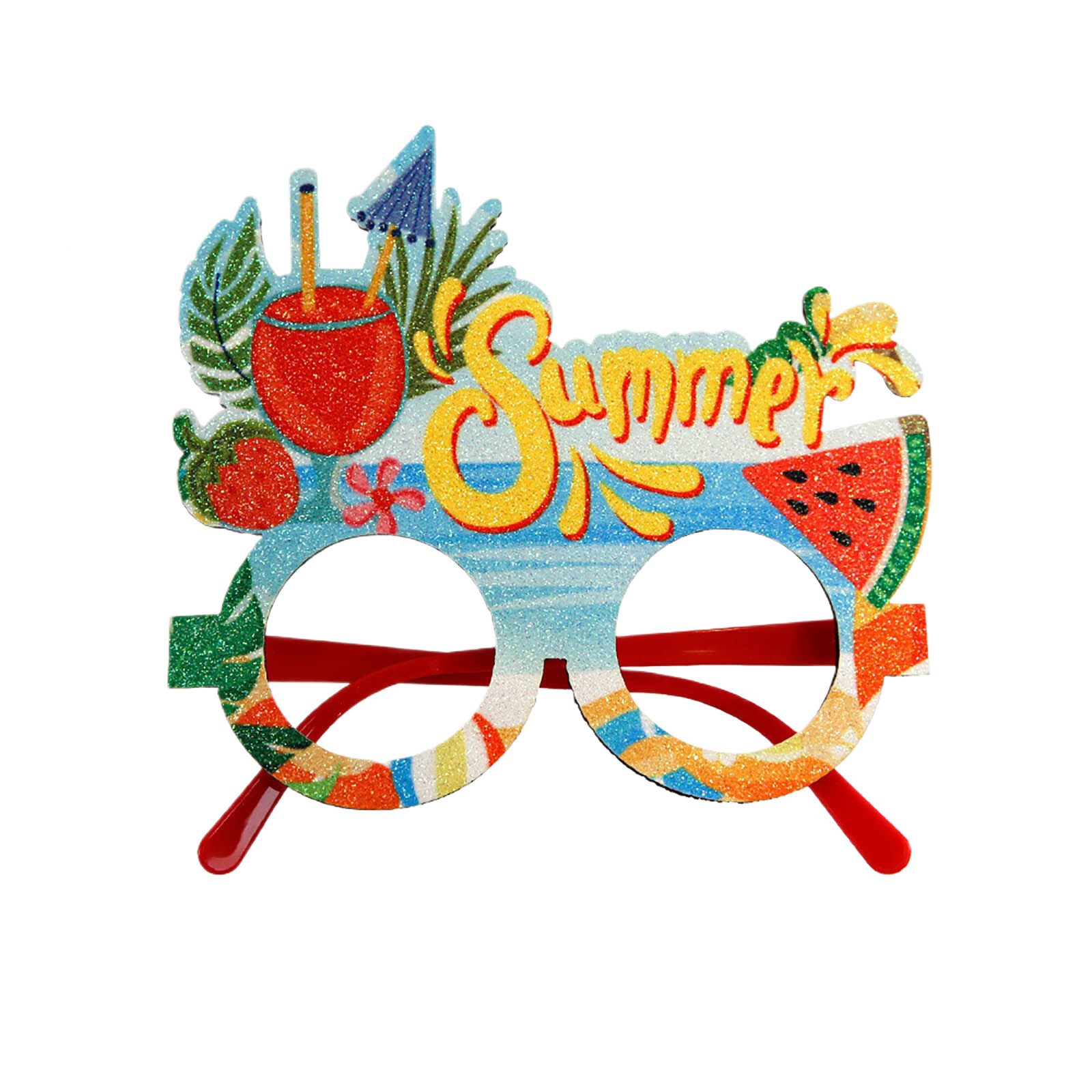 CHUOU Summer Beach Eyewear Hawaii Style Ornaments Tropical Theme Party