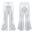 thumbnail image 1 of CHUOU Toddler Girls Boys Casual Sequin Glitter Party Carnival Gown Short Sleeves Bottom Toursers Pants, 1 of 5