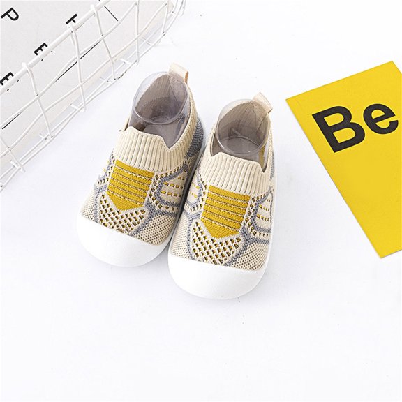 CHUOU Toddler Kids Baby Boys Girls Shoes First Walkers Breathable Soft Antislip Wearproof Crib Shoes Prewalker Sneaker