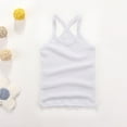 thumbnail image 1 of CHUOU Toddler Kids Girls Dance Tank Top Racerback Crop Tank Top Soild Sleeveless Sports Dance Top Ballet Gymnastics Dancewear, 1 of 3