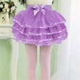 thumbnail image 1 of CHUOU Toddler Kids Solid Tulle Tutu Tiered Skirt Princess Party Skirt Layered Skirt For 5-6 Years, 1 of 1