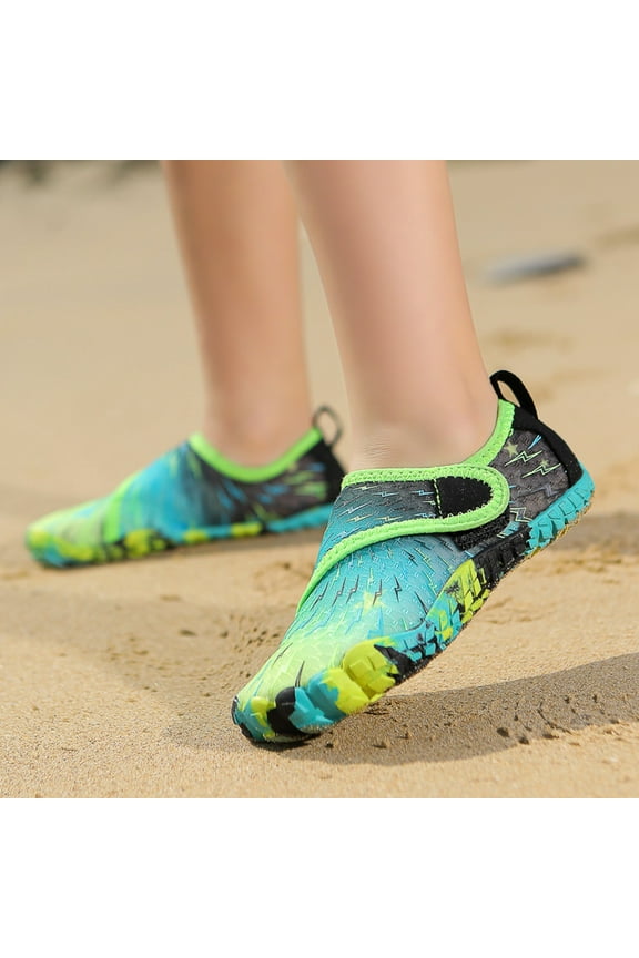 Kids Water Shoes Girls Boys Outdoor Quick Dry Barefoot Aqua Socks for Sport Beach Swim Surf ,6-7 Years Little Child