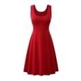 thumbnail image 1 of CHUOU Womens Casual Dress Basic Outdoor Home Sleeveless Slim Fit Tshirt Dress Casual Dress, 1 of 2
