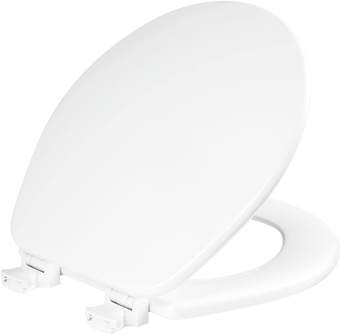 CHURCH 540EC 000 Toilet Seat with Easy Clean & Change Hinge, ROUND