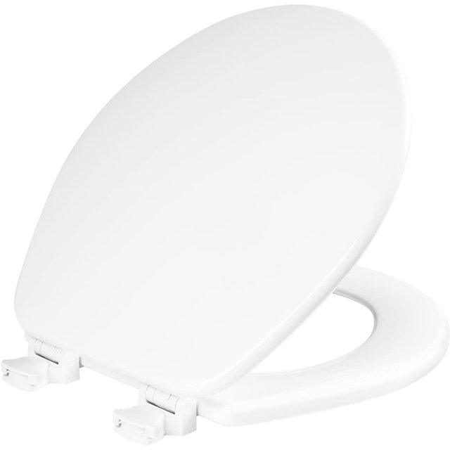 CHURCH 540EC 000 Toilet Seat with Easy Clean & Change Hinge, ROUND