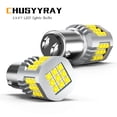 thumbnail image 1 of CHUSYYRAY 1157 7528 LED Reverse Backup Light Canbus Error Free BAY15D Bulbs 6000K Pure White 2x, 1 of 12