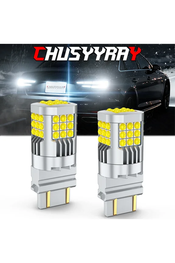 3157 LED Backup Reverse Light Bulbs 6000K White for Chevy Silverado 1500 1999-2013 2x