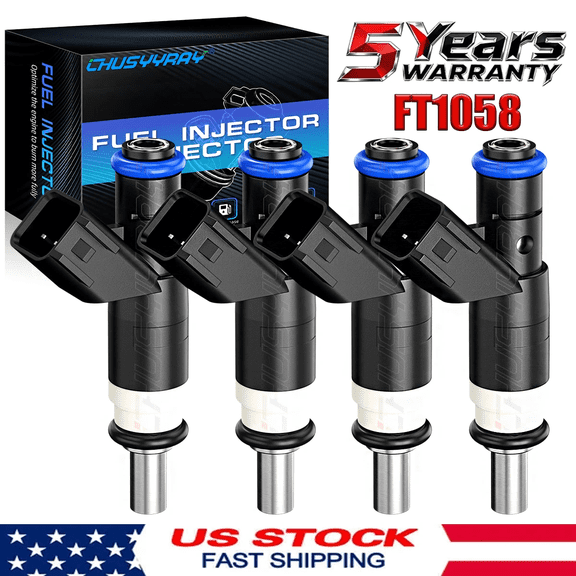CHUSYYRAY 4pcs Fuel Injectors for Jeep Compass Patriot Renegade SUV 2.4L 2007-2017
