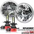 thumbnail image 1 of CHUSYYRAY 7-Inch Round LED Headlight High/Low Beam + Pair LED Lamp Bulbs for Chevy Camaro 1967-1981, 1 of 12