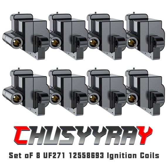 CHUSYYRAY 8 Pack UF271 12558693 High Ignition Coils for Chevy Express 3500 4.8L 6.0L V8 2003-2004
