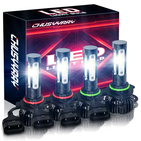 CHUSYYRAY 9005 9006 LED Headlights Kit for Jeep Grand Cherokee 2005 2006-2010