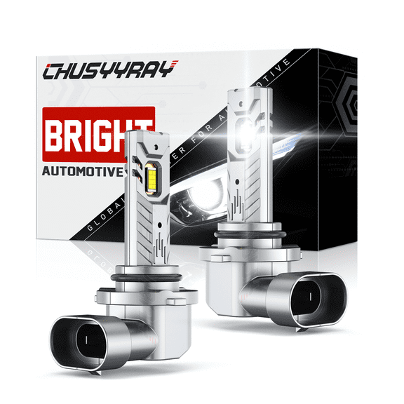CHUSYYRAY 9006 LED Headlight Bulbs Conversion Kit Low Beam 6000K White Super Bright 2 Pack