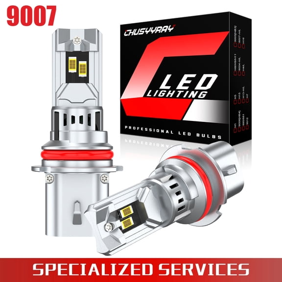 CHUSYYRAY 9007 LED Headlight Bulbs High Low Beam for Ford F250 F350 F450 F550 Super Duty 1999-2004 2x