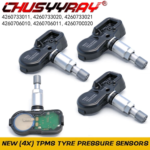 CHUSYYRAY Car Tire Pressure Monitoring TPMS Sensor 4260706010 315MHz for Scion IQ 2012-2015 4Pcs