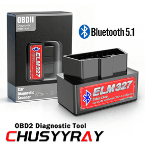 CHUSYYRAY ELM327 OBD2 Code Reader Bluetooth Auto Interface Adapter Diagnostic Scanner Tool