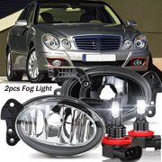 CHUSYYRAY Front Bumper LED Fog Lights Driving Lamps For Mercedes Benz W204 W211 2007-2012