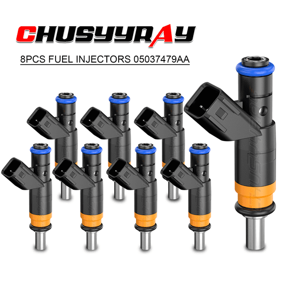 CHUSYYRAY Fuel Injectors 05037479AA 8pcs for Dodge Nitro 4.0L 2007-2010