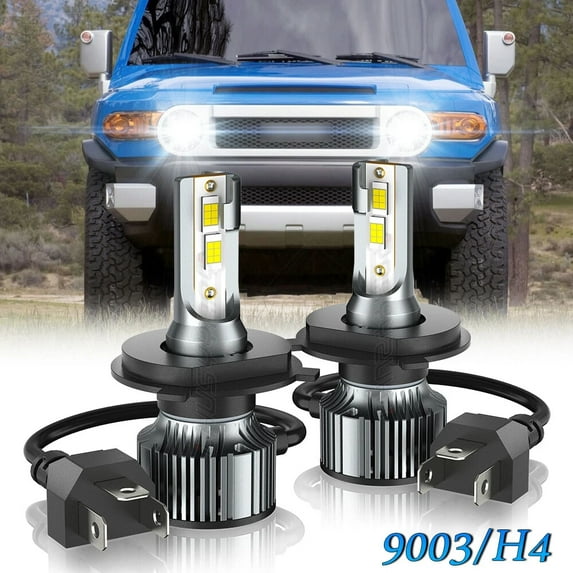 CHUSYYRAY H4/9003 LED Car Headlight Kit High Low Beam Bulbs 2x - for Toyota FJ Cruiser 2007-2014