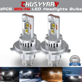 CHUSYYRAY H4 9003 LED Headlight Bulbs High Low Beam for Dodge Attitude GL Sedan 4-Door 2006-2019 2x