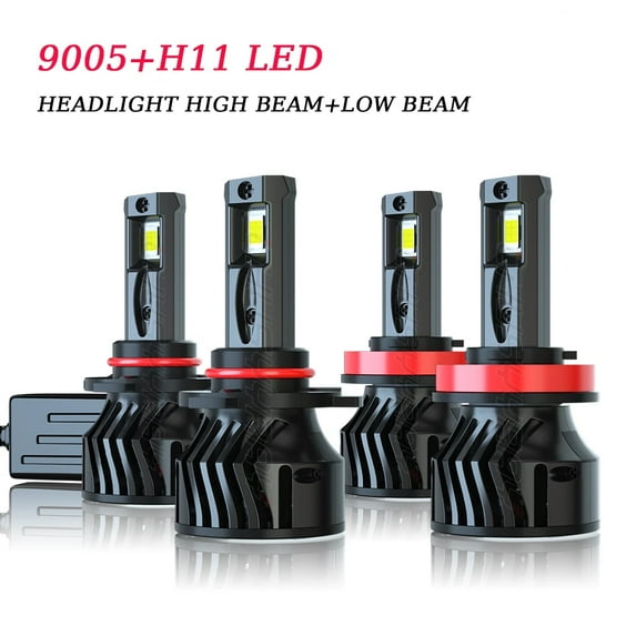 CHUSYYRAY LED Headlight High Low Beam Bulbs Upgrade Kit Compatible for Nissan Quest 2011-2017 4Pack