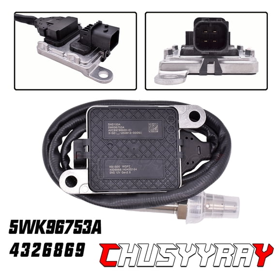 CHUSYYRAY Nitrogen Oxide (NOx) Sensor for Ford F650 13-15 Cummins Truck 5WK96753A 1954666