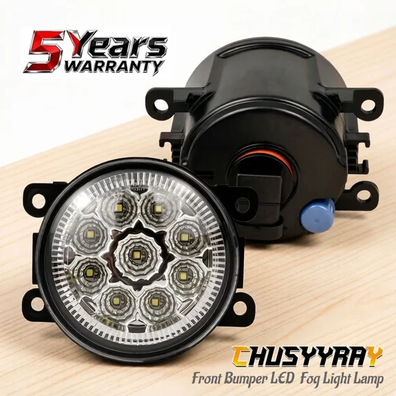 CHUSYYRAY Pair Bumper Fog Light Lamp Replacement for 2013-2016 Ford C-Max