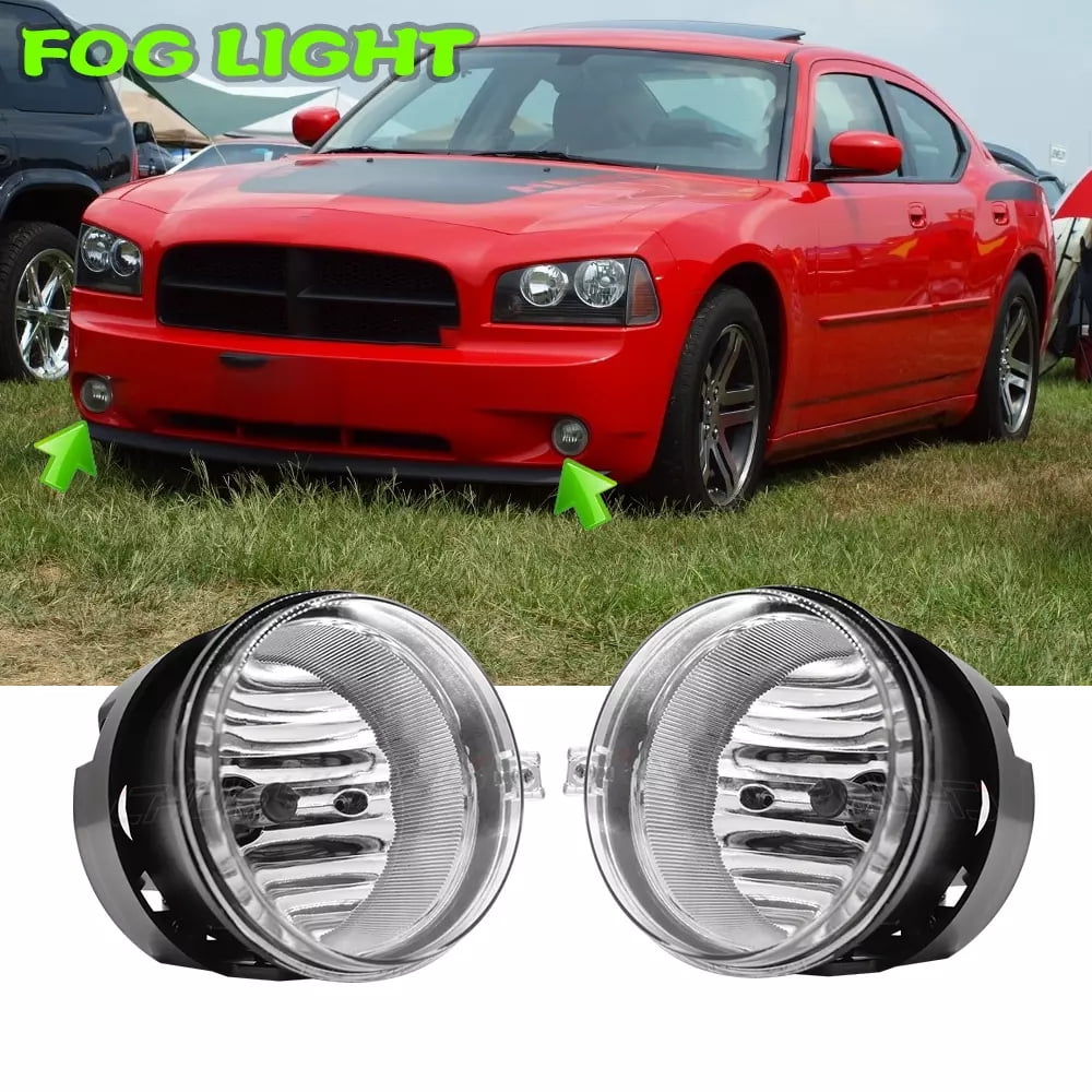2010 Dodge Charger Fog Light Replacement 2006-2010 Dodge Charger Fog Light  Tint Pre-Cut Overlays  Premium Auto Styling ORACLE Lighting 2005-2010  Dodge Charger LED Fog Light Halo Kit