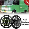 thumbnail image 1 of CHUSYYRAY Pair for Chevrolet P10 P20 P30 Van 7"Inch Round LED Headlights Hi-Low Beam w/DRL, 1 of 13