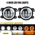 thumbnail image 1 of CHUSYYRAY Pair for Jeep Renegade 2015-2018 LED Fog Light Driving Lamp Clear Lens, 1 of 8