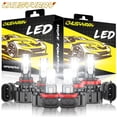 thumbnail image 1 of CHUSYYRAY White 9005+H11/H9+H8 LED Headlight Hi&Lo Beam Fog Light Bulbs Kit Plug&Play，Pack of 6, 1 of 13