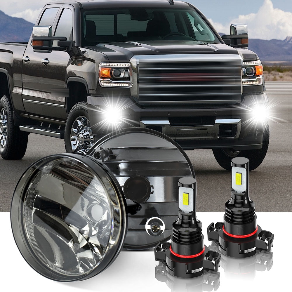 CHUSYYRAY for 2007-2013 GMC Sierra 1500/07-14 2500/3500HD Chrome Lens ...