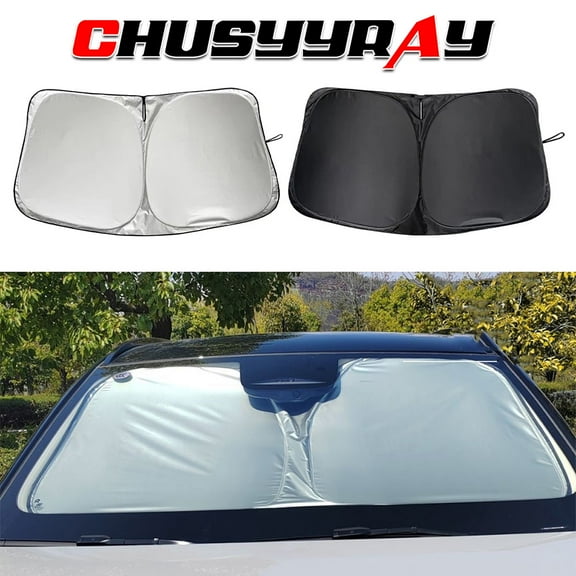 CHUSYYRAY for BMW 3 Series LI 14-20 Foldable Sun Visor Shade Windshield Window Cover 1x