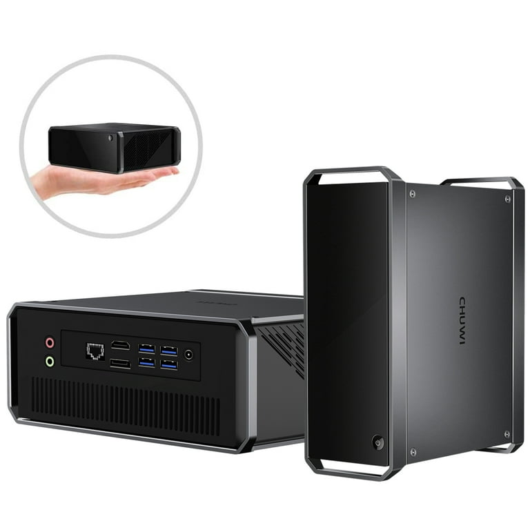 CHUWI CoreBox 4th Mini PC,512GB SSD 16GB RMA,Intel 12th Gen i3-1215U  (4.4Hz) Processor,Windows 11 Mini Gaming Desktop Computers,WIFI 6,6 Cores 8  Threads,Hybrid–Cooling System 