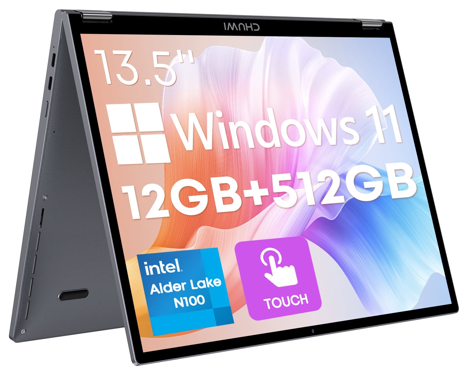 Ordinateur portable 13 pouces Gemibook Chuwi RAM 12 Go SSD de 256 Go ROM  écran IPS Windows 10 Accueil portable WiFi Intel Quad Core - Chine Chuwi  Gemibook PRO et Chuwi Ubook prix