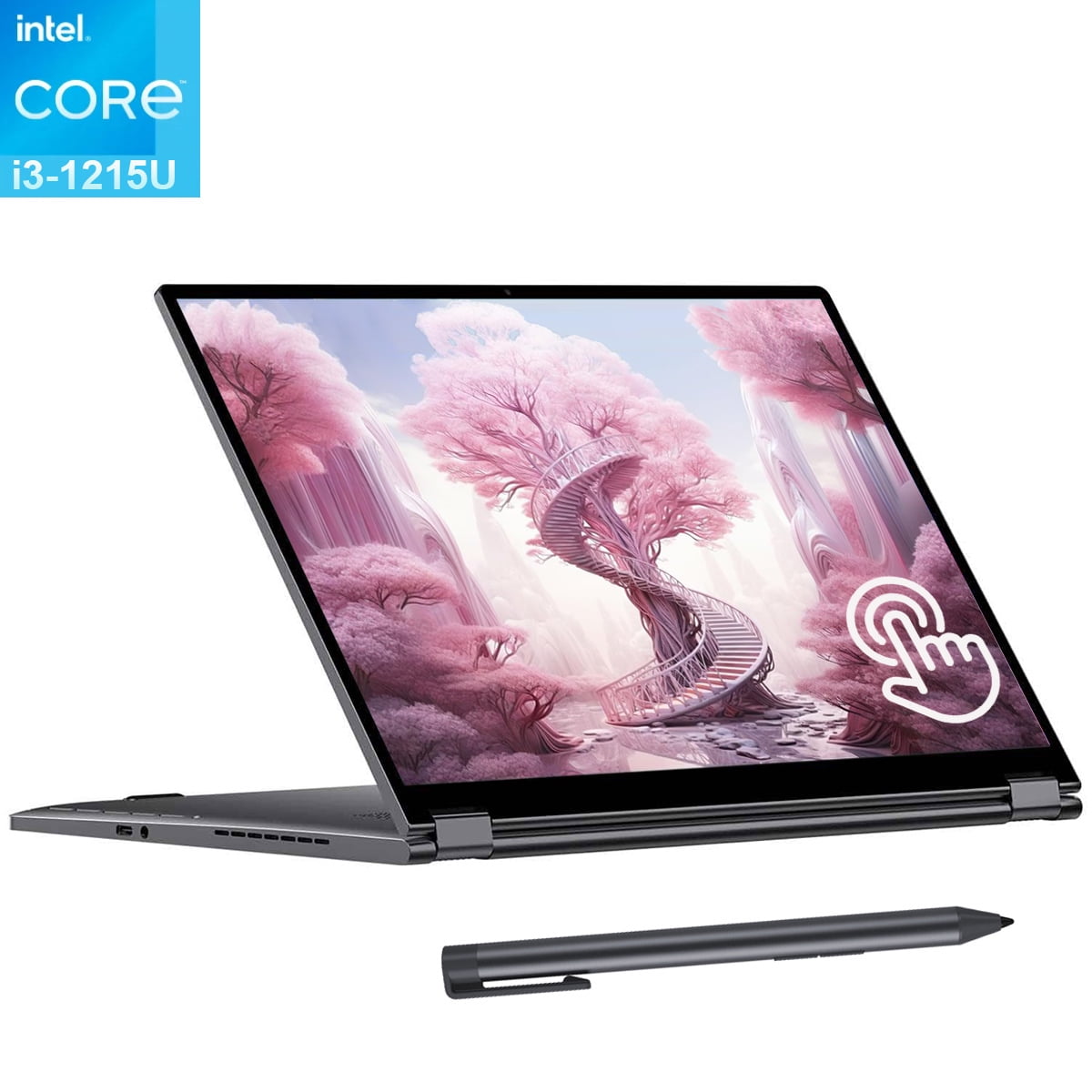 CHUWI FreeBook 13.5" Touchscreen Laptop 512GB SSD 12GB RAM,Intel Core 12th Gen 1215U (4.4Hz,Beat i5-1135G7),Windows 11,2 in 1 Gaming Tablet Notebook Computer,WIFI 6,2K IPS Display