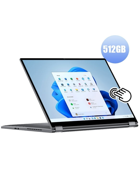 CHUWI FreeBook 13.5" Touchscreen Laptop 512GB SSD 12GB RAM,360° Rotation Foldable,Windows 11,2 in 1 Gaming Notebook Tablet Computer PC,IPS Screen,1TB SSD Expand