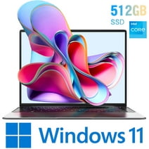 CHUWI GemiBook Plus 15.6" Laptop 512GB SSD 16GB DDR5,12th Gen Intel N100,2K IPS Display,Quad Core,Windows 11 Gaming Notebook Computer,3.4GHz,WIFI 6,1920*1080