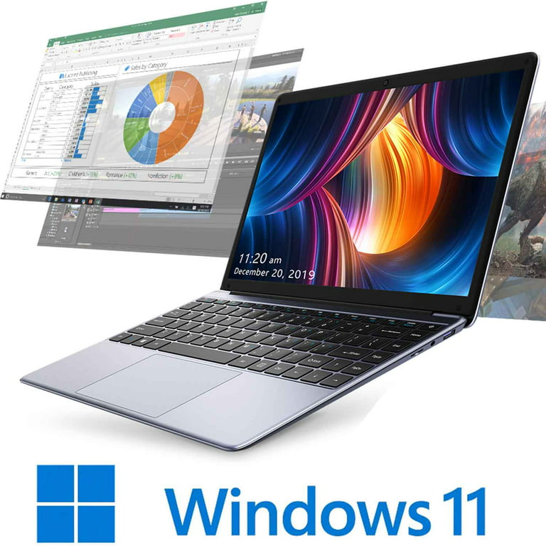 CHUWI Upgraded GemiBook XPro Intel N100 Laptop, 14.1'' Windows 11 Laptop  Computer 8GB RAM 256GB SSD, 12th Gen Intel Alder Lake N100 (Up to 3.4GHz)