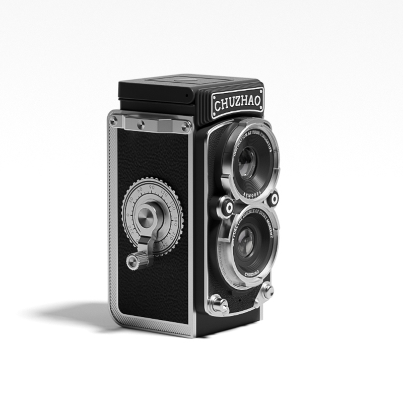 CHUZHAO Mini Fotocamera Digitale Retrò TLR – 12MP E 1080p FHD, Autofocus, Scheda 16GB Inclusa, Leggera E Portatile Per Vlogging E Principianti