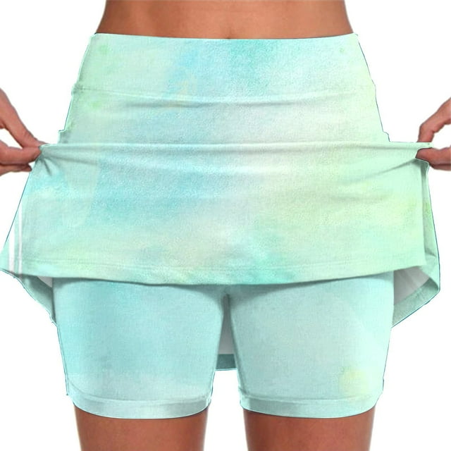 CHWGFWL Best Shorts for Thick Thighs Plus Size Skortshort Skirts Skinny