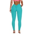 thumbnail image 1 of CHWGFWL Cute Shorts for Women Scrunch Workout Leggings for Women Butt Lifting Seamless Leggings High Waisted Gym Yoga Pants Loose Fitting Pants for Women Lightweight Pants (Sky Blue ,S), 1 of 6