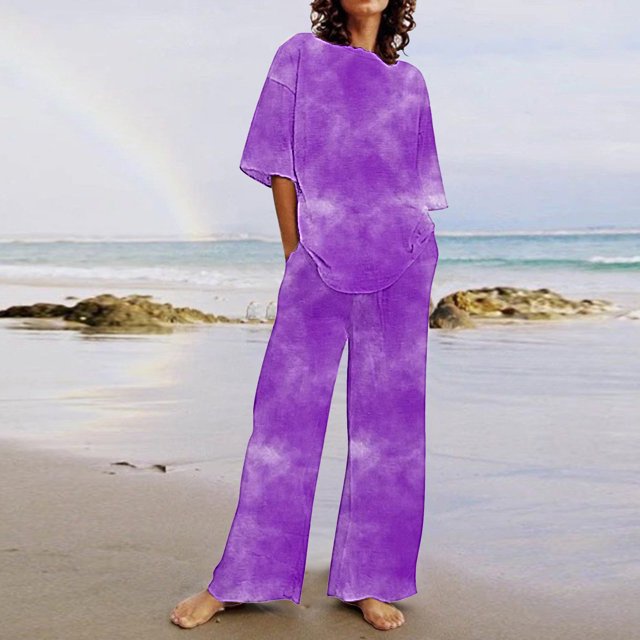 CHWGFWL Women's Trousers Suit Ladies Casual Suit Fashion Summer