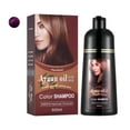 CHXonu Natural 3 In One Hair Color & Care Shampoo Oil Brown Quick