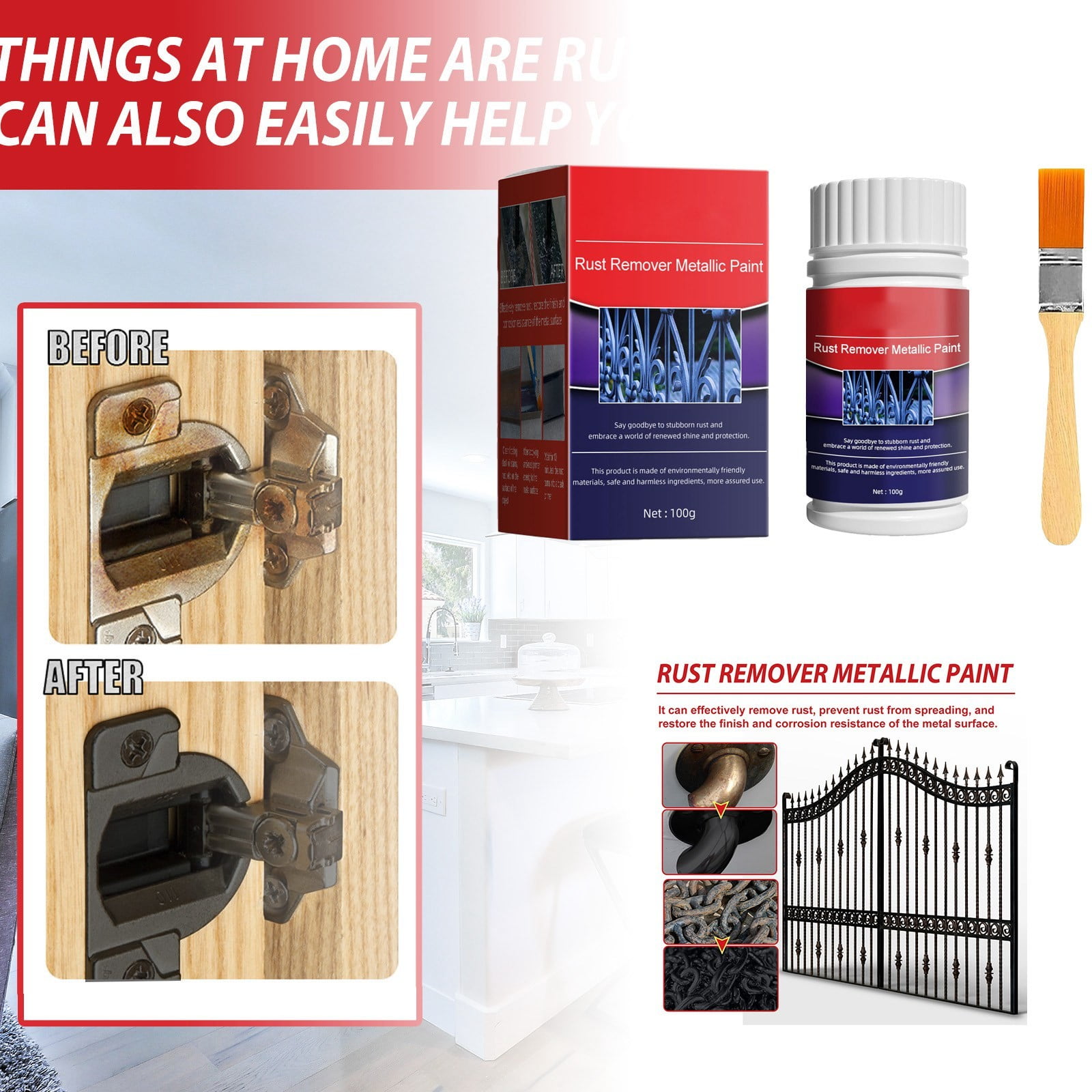 CHXonu Remover And For Faucets Metal Paint ！100ml Cat Leather Furniture