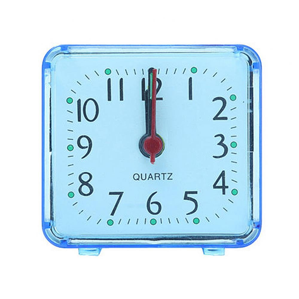 CHY 2025 Square Small Bed Alarm Clock Transparent Case Compact Travel ...