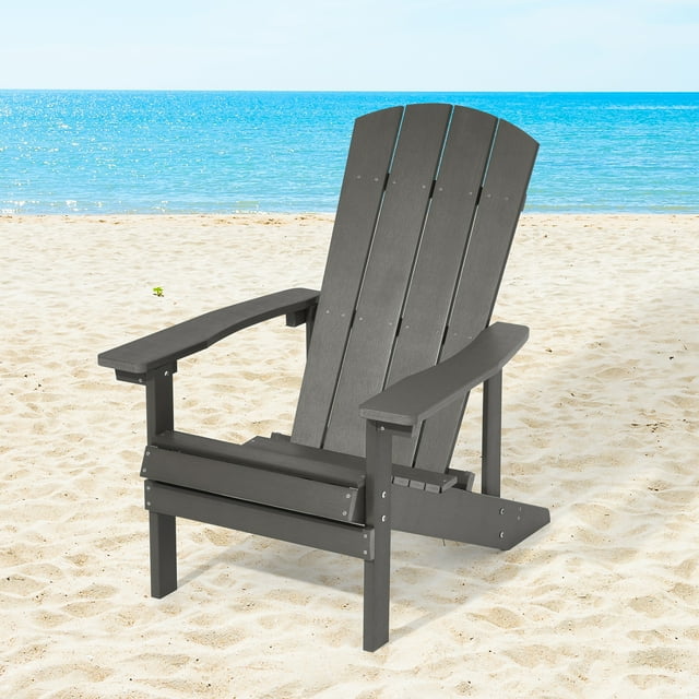 CHYVARY 1 Peak Adirondack Chair, Fire Pit Outdoor Patio Furniture,Gray