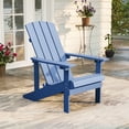 thumbnail image 1 of CHYVARY 1 Peak Adirondack Chair, Fire Pit Outdoor Patio Furniture,Navy Blue, 1 of 6